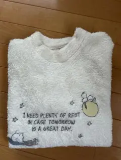 ふわふわパジャマセット（白）