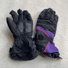 TYOLLAチロリア　スノーグローブ 手袋 スキー 雪遊び 黒ピンク 防寒