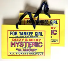 HYSTERICGLAMOUR ショッピングバッグ ショッパー 紙袋 2枚セット