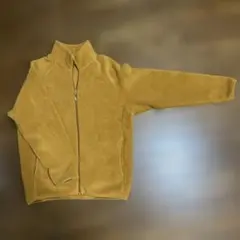ユニクロ ブラウン フリースジャケット フルジップ