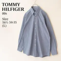 TOMMY HILFIGER ギンガムチェック BDシャツ L相当