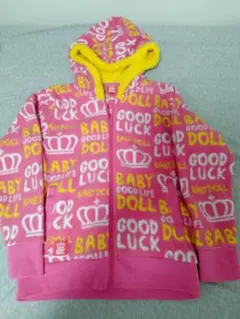 BABYDOLL フリースジャケット ピンク　140