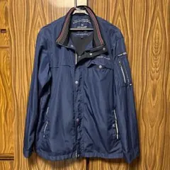 ダンロップ メンズ ナイロンジャケット Lサイズ ネイビー