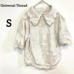 Universal Thread【S】アイボリー 半袖ニット