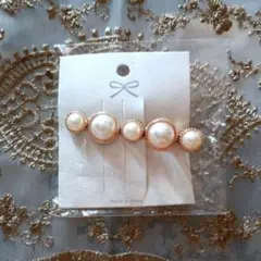 パールゴールド　ヘアピン