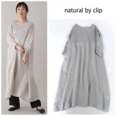 未使用　08mab　ゼロハチマブ　リネンシャンブレー　前ピンタックワンピース 新品》08 Mab（ゼロハチマブ） リネンシャンブレー前ピンタック