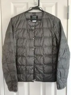 TAION ダウンジャケット グレー S