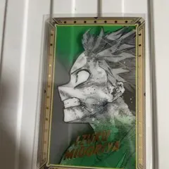 ヒロアカ 原画展 クリアカード 緑谷出久 箔押し