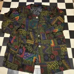 J7728 秋冬用ノーカラージャケット　サイズF