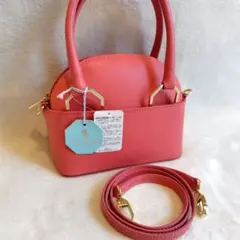 タグ付未使用 ANNA VIRGILI ハンドバッグ 2wayピンク ショルダー 
