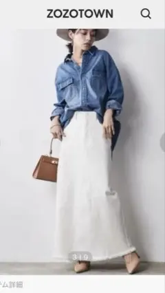 デニムジャケットシャツ　CHIC STYLE