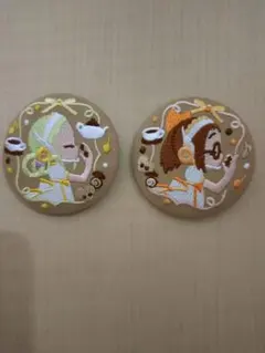 おジャ魔女どれみ 刺繍缶バッジ ももこ はづき