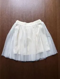 UNIQLO チュールスカート クリーム色 130
