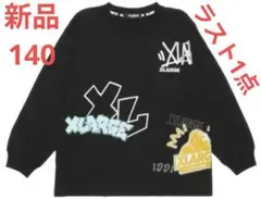 新品　XLARGE KIDS　総柄グラフィック　長袖Tシャツ　ロンT　キッズ服