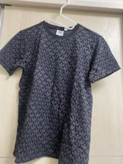 adidas ダークグレー パターンセットアップ Mサイズ