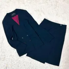 【極美品】カチリラ グリーンレーベルリラクシング ノーカラースーツ 38