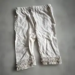 センスオブワンダー ホワイトコットンフリルレギンスのサムネイル