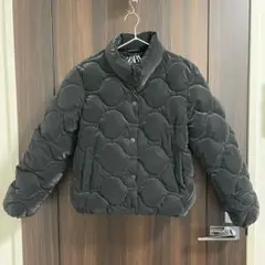 ZARA ダークグレー キルティングジャケット 152cm