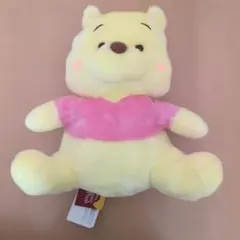 くまのプーさん　ぬいぐるみ　タグ付き