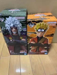 NARUTO一番くじA E賞　2体セット売り　ナルト　自来也　仙人モード