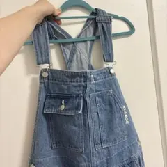 X-LARGE デニムサロペット