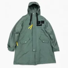 美品 ディーゼル ロングコート ミリタリージャケット キルティング中綿 L