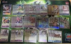 ワンピースカード　青紫ルフィ　デッキ