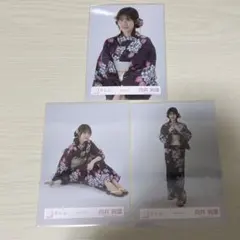 櫻坂46 生写真 2025年浴衣 向井純葉 セミコンプ