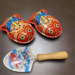 ⭐︎昭和レトロ⭐︎金魚ブリキのおもちゃセット - メルカリ