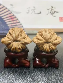 ❤️新入荷No.668❤️文玩くるみ（文玩核桃） 原装精配四座楼 2026年最新】文玩核桃の人気アイテム - メルカリ