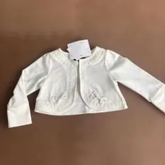 C'est GÉANT ホワイトカーディガン　ベビーフォーマル90センチ