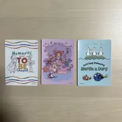 ディズニーストア じゃんけんあいこカード 3枚