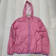 Nike DRY FITレディースピンクストライプ ウィンドブレーカー訳あり美品