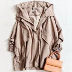 極美品♪ナノユニバース×ゼラノッツ ライナー付 マウンテンパーカー ベージュ
