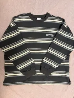 H&M ストライプ クルーネック トレーナー スウェットXL LLのサムネイル