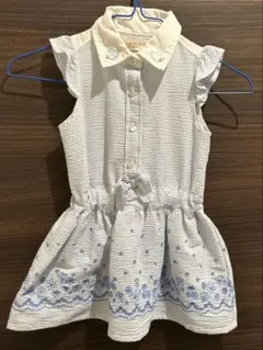 ノースリーブ花柄ワンピース 100cm