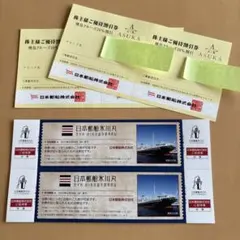 日本郵船株主優待　招待券　割引券のサムネイル