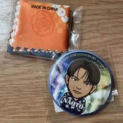 三代目スタジアム ガチャ NAOTO 缶バッジ & マルチクロス