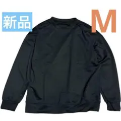 大特価❣️新品⭐️シンプル スウェット　トレーナー M ブラック 黒　カジュアルのサムネイル