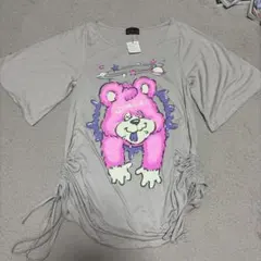 Smack! ベアプリント サイドシャーリング 半袖Tシャツのサムネイル