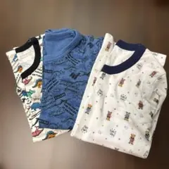 男の子向け長袖Tシャツ3枚セット
