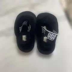 UGG サンダル ブラック 24cm 厚底 - メルカリ