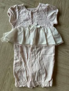 petit main フリルツーウェイドレスオール