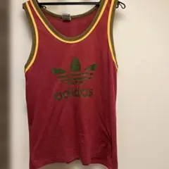 adidas オリジナルス　ヴィンテージタンクトップ ロゴ入り