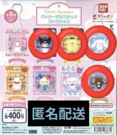 サンリオキャラクターズ パッケージミニチュアコレクション シナモン　クロミ