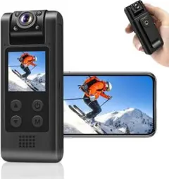 LXMIMI 4K 小型カメラ ボディカメラ WiFi スマホ連動 安定 WA3