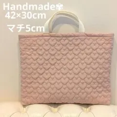 ハートキルティングバッグ