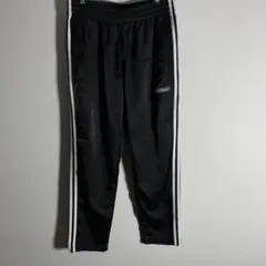 【光沢サテン】アディダスオリジナルス トラックパンツ XL 刺繍トレフォイル