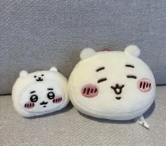 【新品未使用】２個 鈴入りおかおマスコット もちもちフェイスマスコット ちいかわ