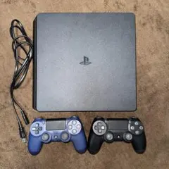 PlayStation 4 本体 スリムデザイン　コントローラー2台